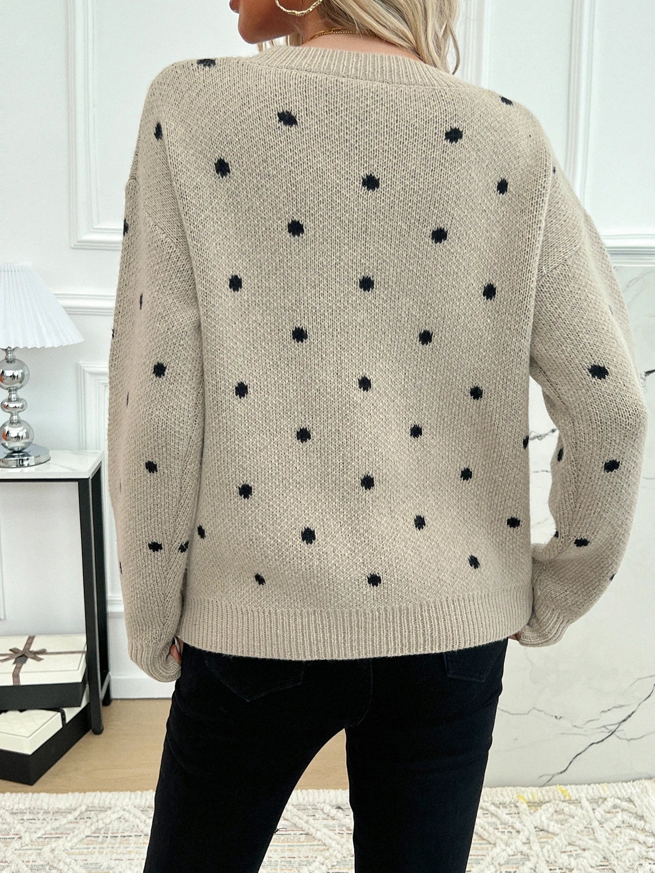 Dot About It Knit Sweater
