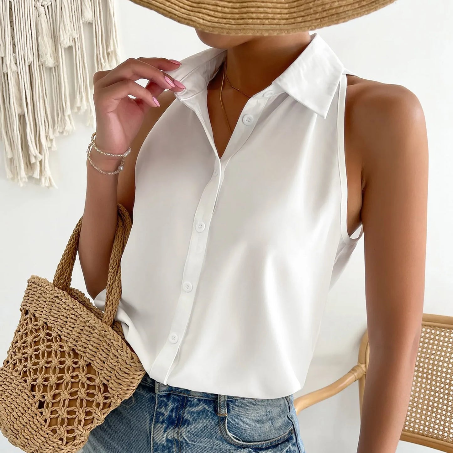 Classic Cool Sleeveless Top for Women