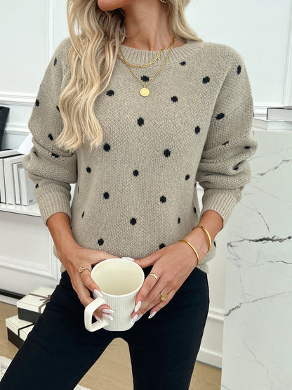 Dot About It Knit Sweater