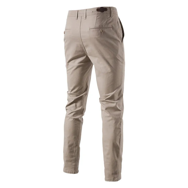 Slim-Fit Line Pants for Men