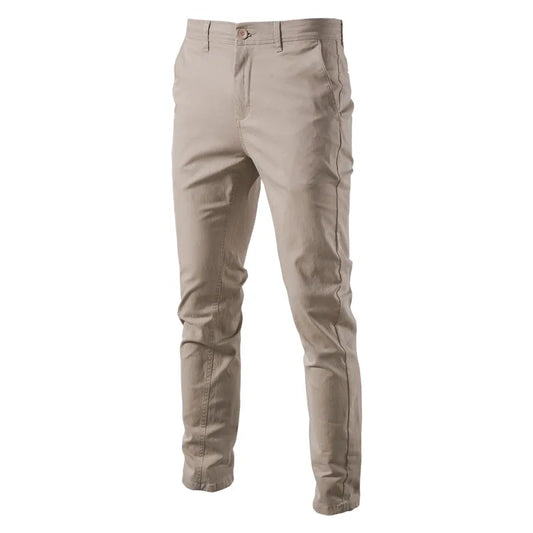 Slim-Fit Line Pants for Men